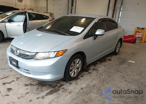 2012 Honda Civic Lx из США, поврежденный, VIN 2HGFB2F57CH579010